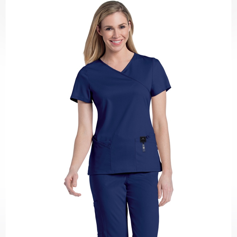 NWT - Urbane Ultimate Sophie Scrub Top - Navy - Small